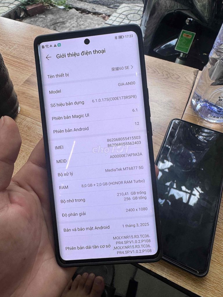 Honor 60e 8GB/256GB Đen gl. Mua bán Điện thoại tại Quận Tân Phú Tp Hồ Chí Minh được đăng bởi nguyen son  hình 1