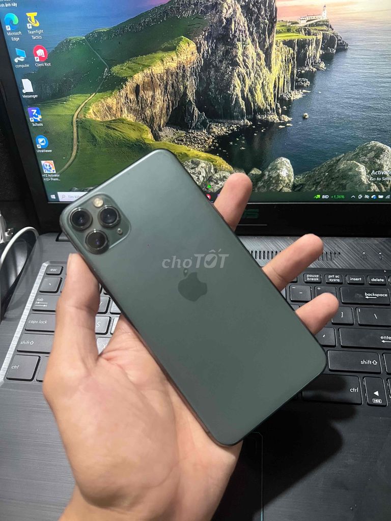 Apple iPhone 11 Pro Max 256GB lock full cn. Mua bán Điện thoại tại Thành phố Bến Tre Bến Tre được đăng bởi TN MOBILE hình 1