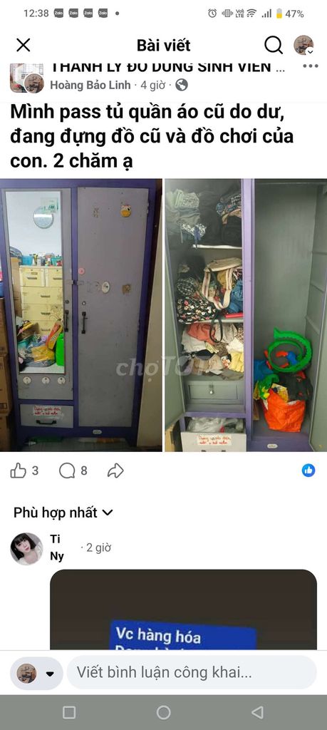 Tủ quần áo Sắt Xám đã sử dụng. Mua bán Tủ, kệ gia đình tại Quận 11 Tp Hồ Chí Minh được đăng bởi Mẹ Bull hình 1