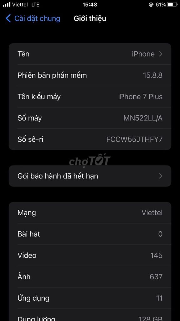 Apple iPhone 7 Plus 128GB. Mua bán Điện thoại tại Quận Tân Phú Tp Hồ Chí Minh được đăng bởi Hội Đồ Điện Tử hình 1