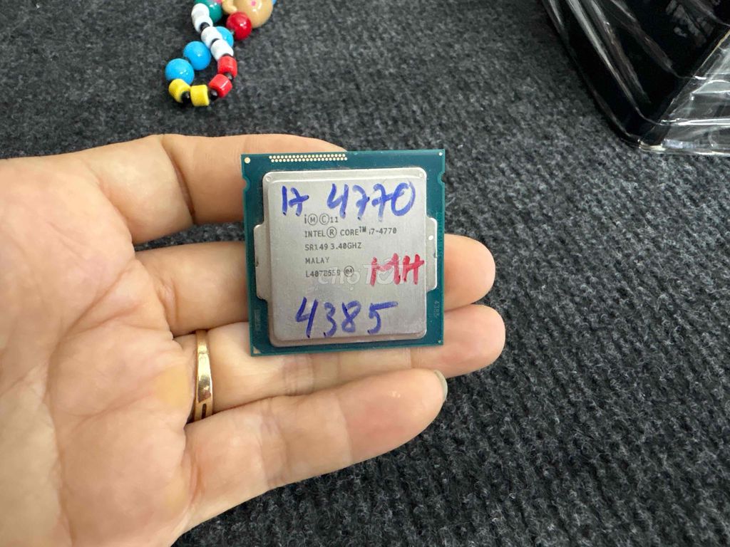CPU Intel Core i7-4770 3.40GHz CHẠY KHOẺ RIN KENG. Mua bán Linh kiện (RAM, Card...) tại Quận Gò Vấp Tp Hồ Chí Minh được đăng bởi ngọc trang hình 1