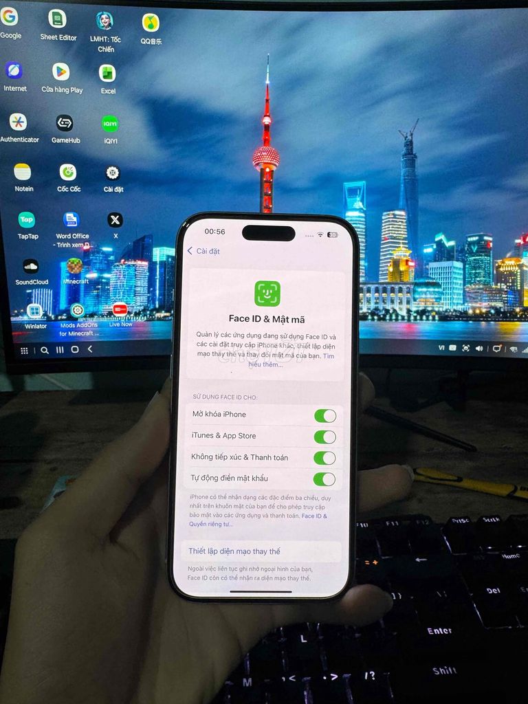 Apple iPhone 15 Trắng Đã sử dụng. Mua bán Điện thoại tại Huyện Thăng Bình Quảng Nam được đăng bởi văn huy hình 1