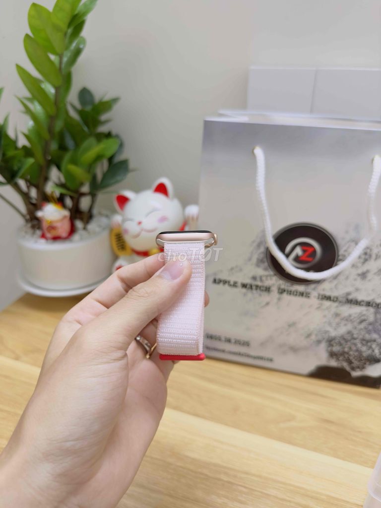 Apple Watch SE1/40 nhôm hồng, trắng đẹp keng