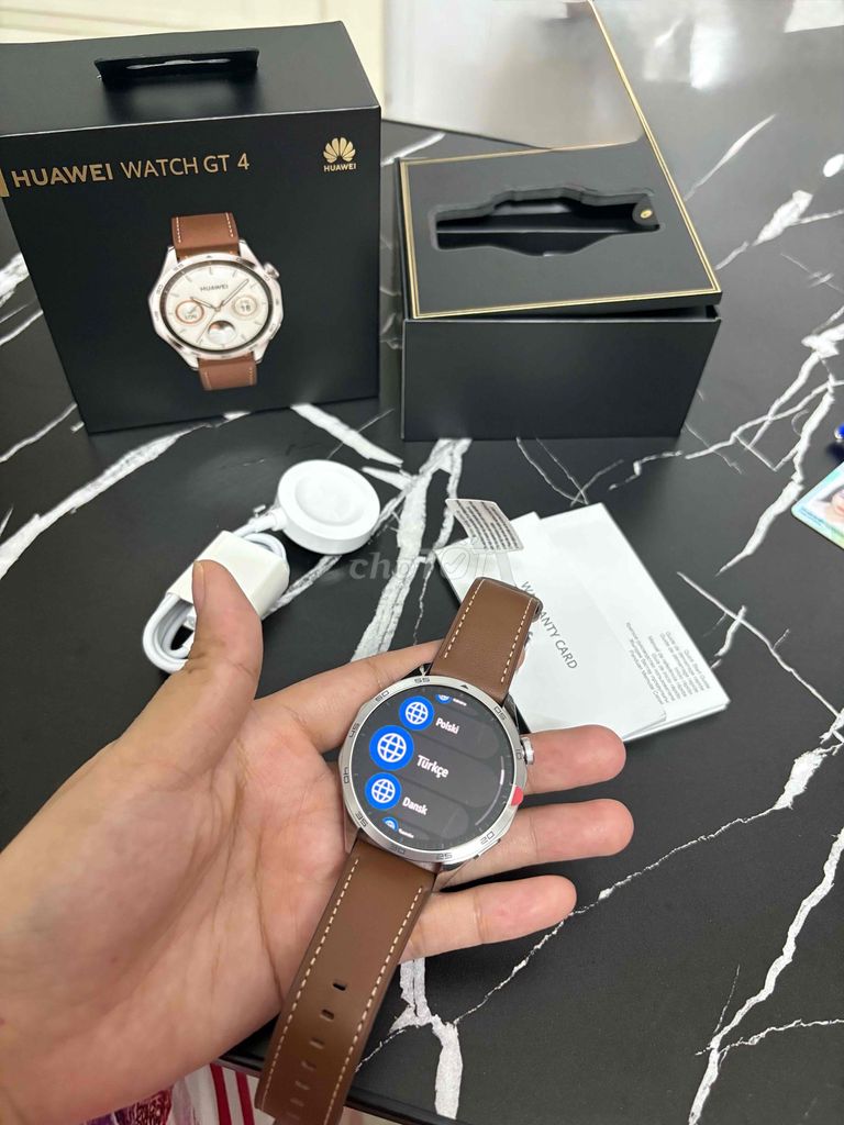 Huawei Watch GT4 Nâu Dây da. Mua bán Thiết bị đeo thông minh tại Quận 1 Tp Hồ Chí Minh được đăng bởi sennnn hình 1
