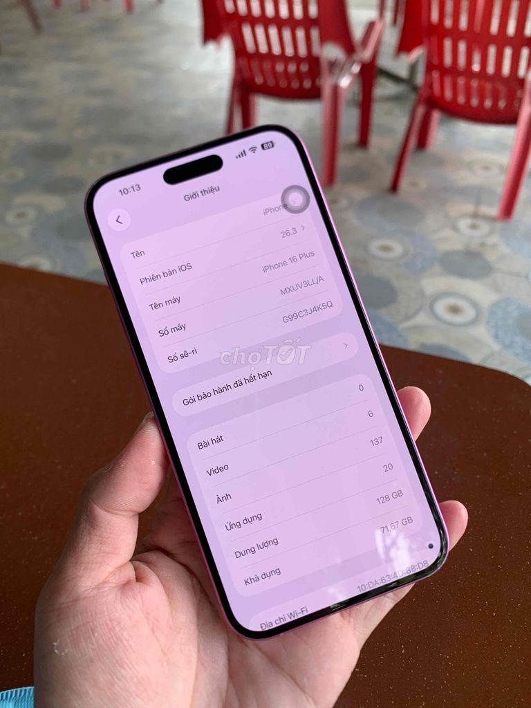Apple iPhone 16 Plus 128GB Hồng. Mua bán Điện thoại tại Quận Ninh Kiều Cần Thơ được đăng bởi Gọi Số Trên Ảnh hình 1
