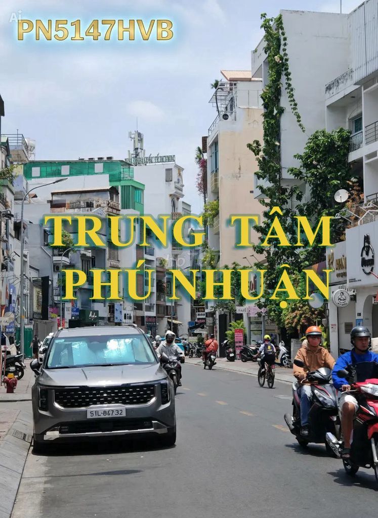 5147-💥 NHÀ TRUNG TÂM PHÚ NHUẬN , SÁT Q1 , Q3  ,SÁT ĐƯỜNG LỚN 