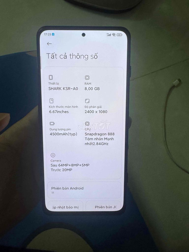 Black Shark 4 Pro. Mua bán Điện thoại tại Thành phố Biên Hòa Đồng Nai được đăng bởi Đình Kha hình 1