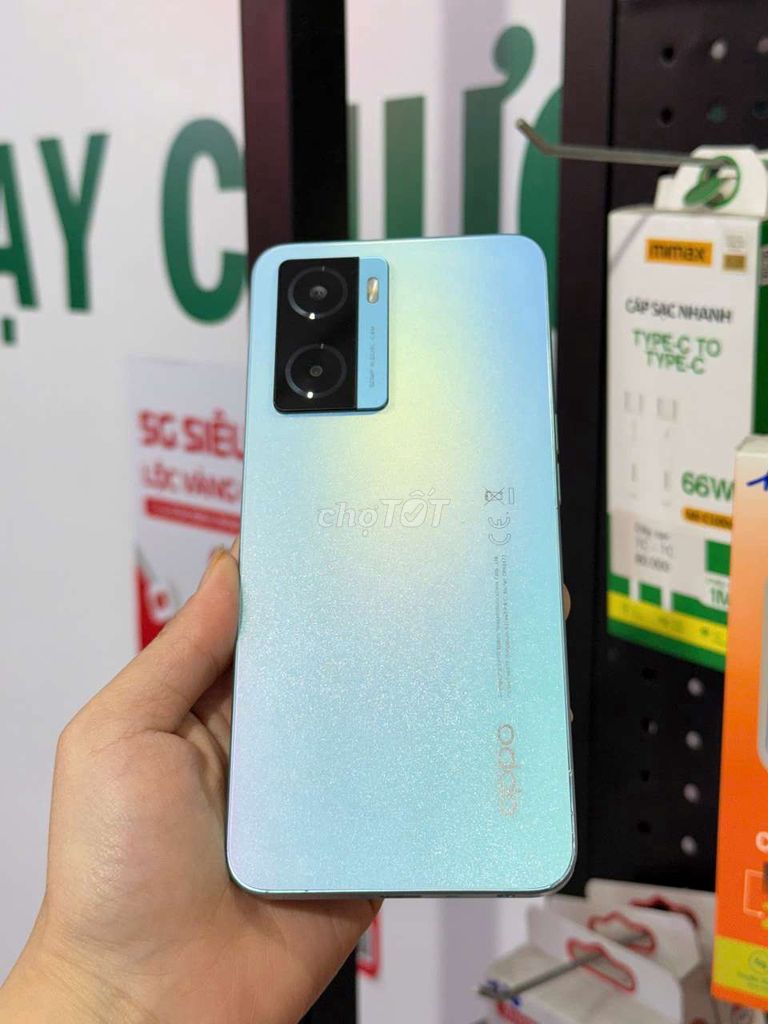 Oppo A77s 8GB/128GB Xanh. Mua bán Điện thoại tại Thành phố Sóc Trăng Sóc Trăng được đăng bởi điện thoại giá sỉ 501lê Hồng Phong  hình 1