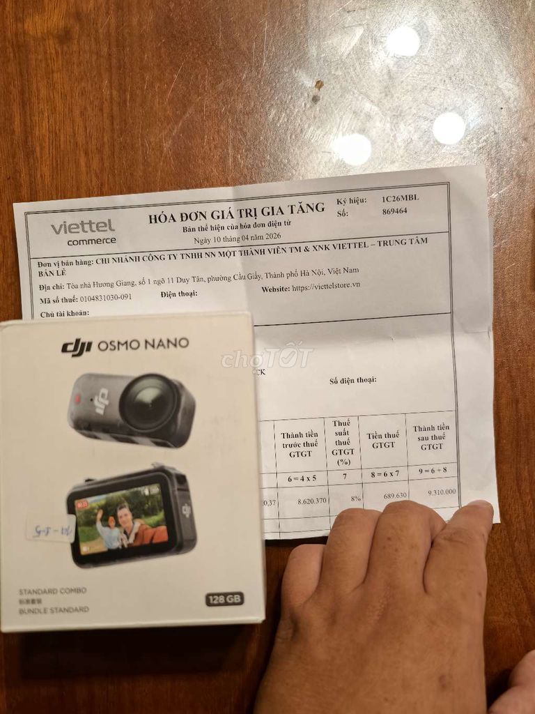Camera hành động DJI Osmo Nano. Mua bán Máy ảnh, Máy quay tại Quận 4 Tp Hồ Chí Minh được đăng bởi hoang nam hình 1