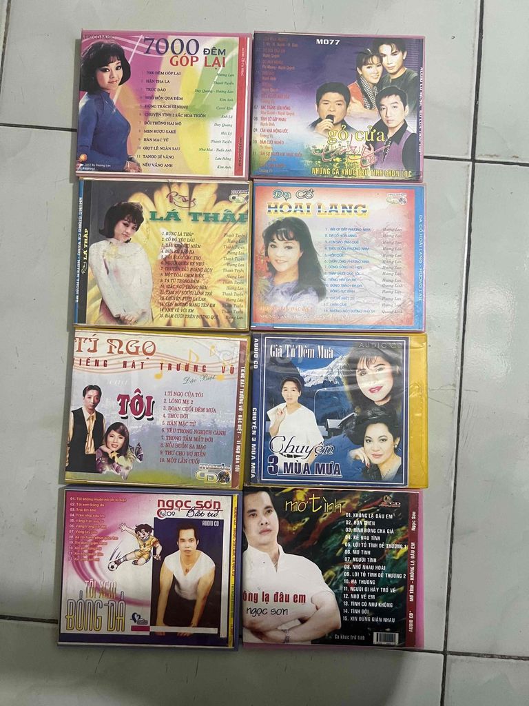 16 đĩa nhạc CD Đồ Sưu Tầm