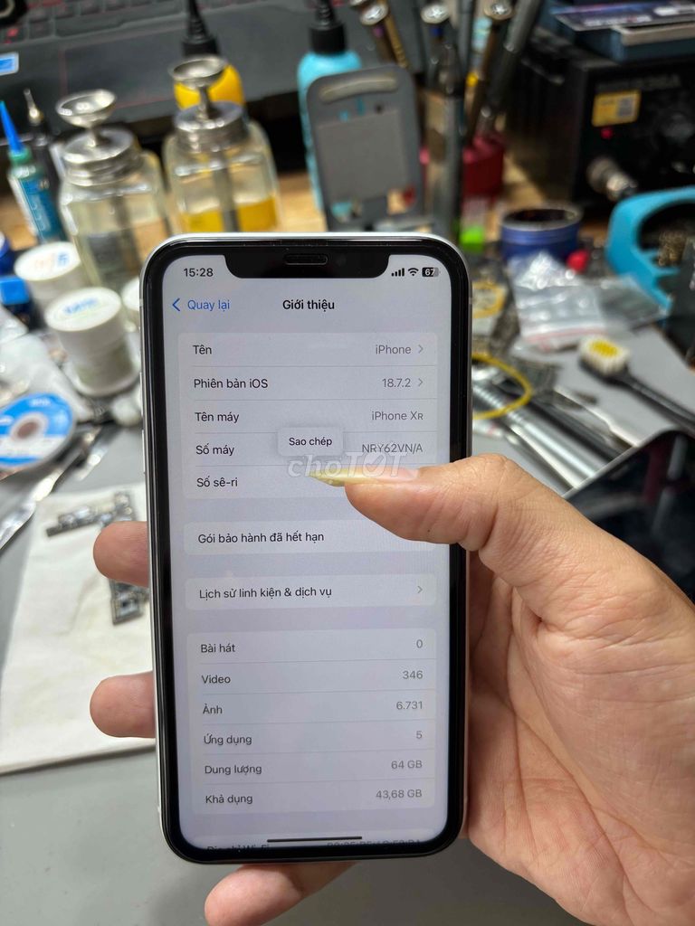 xr quốc tế 64gb. Mua bán Điện thoại tại Quận Ninh Kiều Cần Thơ được đăng bởi Thắng Lê hình 1