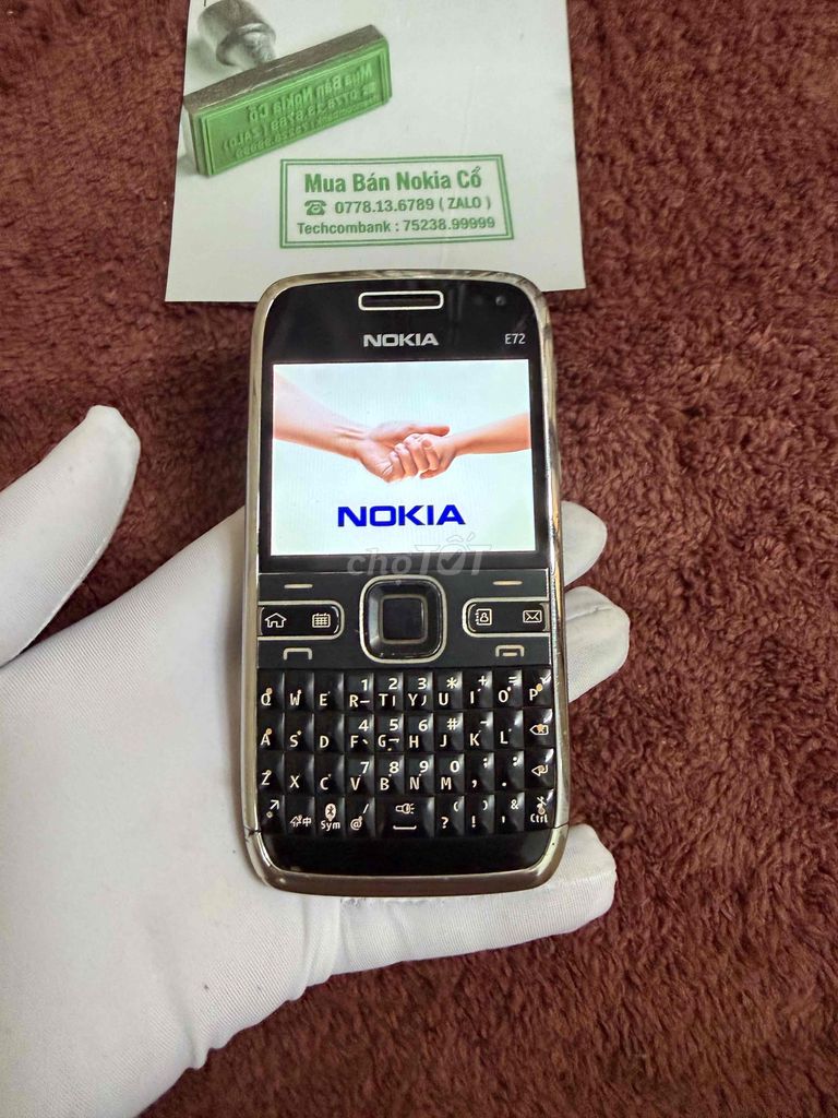 Nokia E72 Đen nguyên zin hàng cty FPT đẹp 90%. Mua bán Điện thoại tại Quận 10 Tp Hồ Chí Minh được đăng bởi Mua Bán Nokia Cổ hình 1