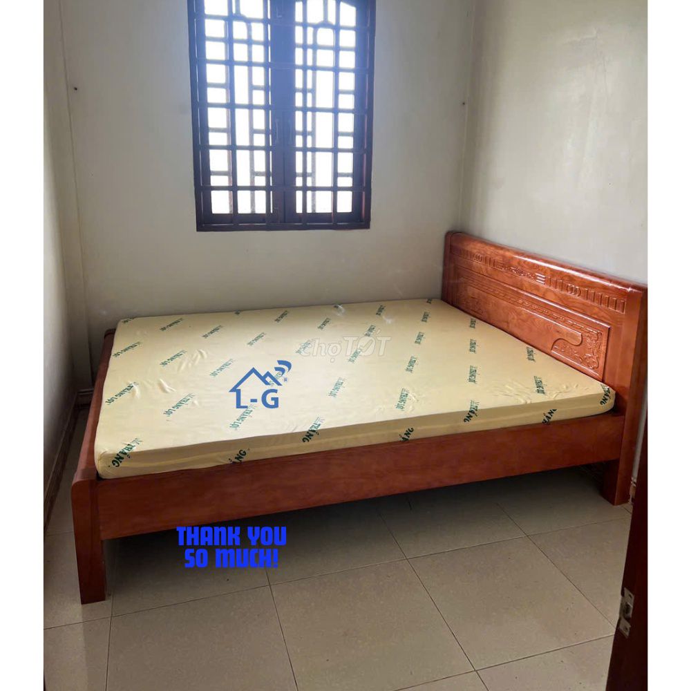 GIƯỜNG NGỦ GỖ SỒI – ĐẸP, BỀN, GIÁ TỐT🚚 Giao nhanh. Mua bán Giường, chăn ga gối nệm tại Quận 7 Tp Hồ Chí Minh được đăng bởi GIƯỜNG SẮT SƠN LÂM hình 1
