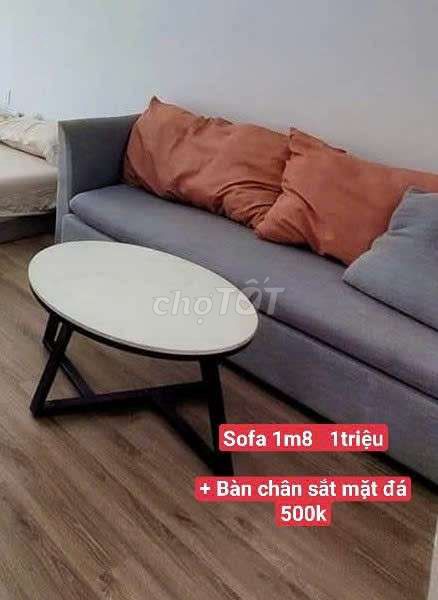 Ghế sofa Vải Xám 1m8 Hiện đại. Mua bán Bàn ghế tại Quận Bình Thạnh Tp Hồ Chí Minh được đăng bởi Hoài Nhi hình 1