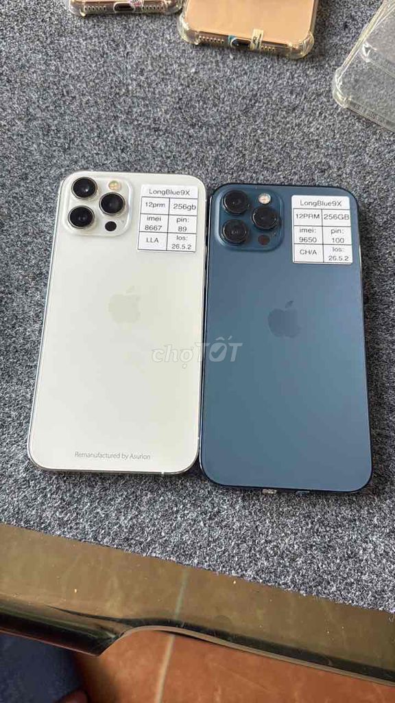 Apple iPhone 12 Pro Max 256GB Trắng, Xanh. Mua bán Điện thoại tại Quận Cầu Giấy Hà Nội được đăng bởi Long blue 9x hình 1