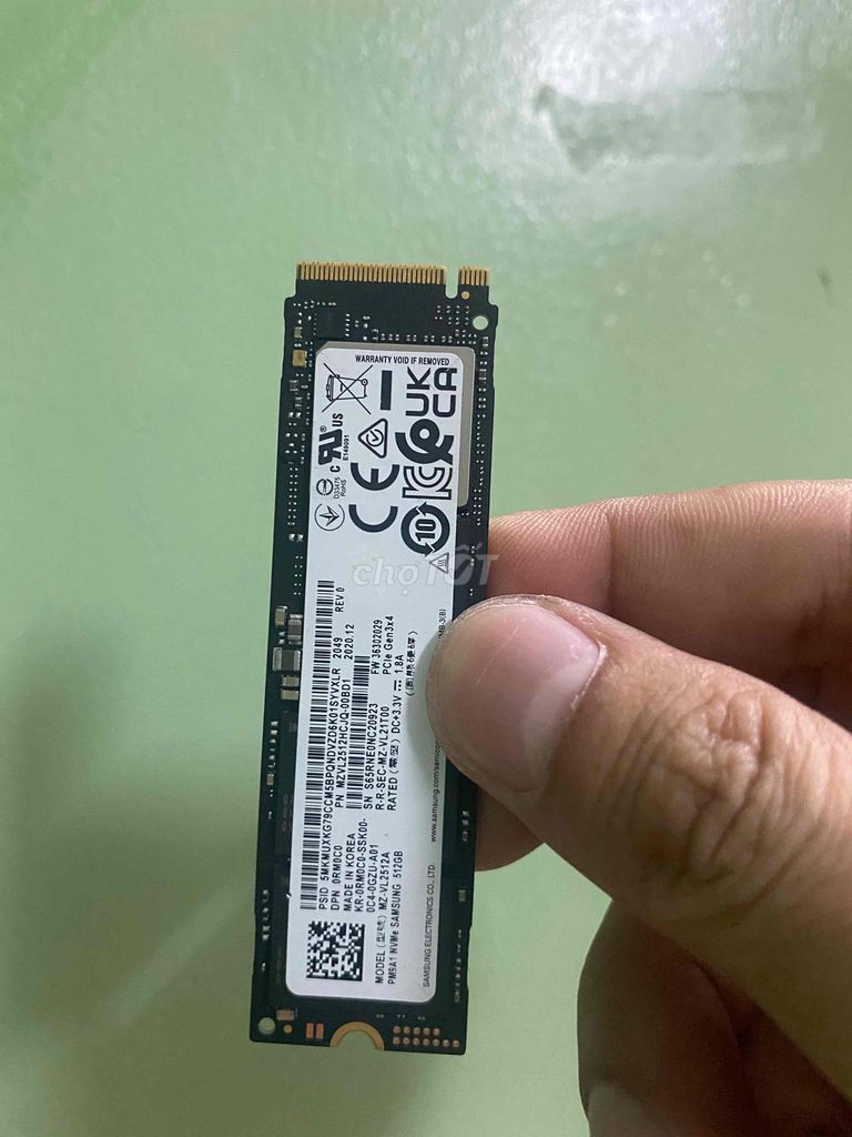 Nvme 512G hàng samsung ship us chuẩn 100% W10