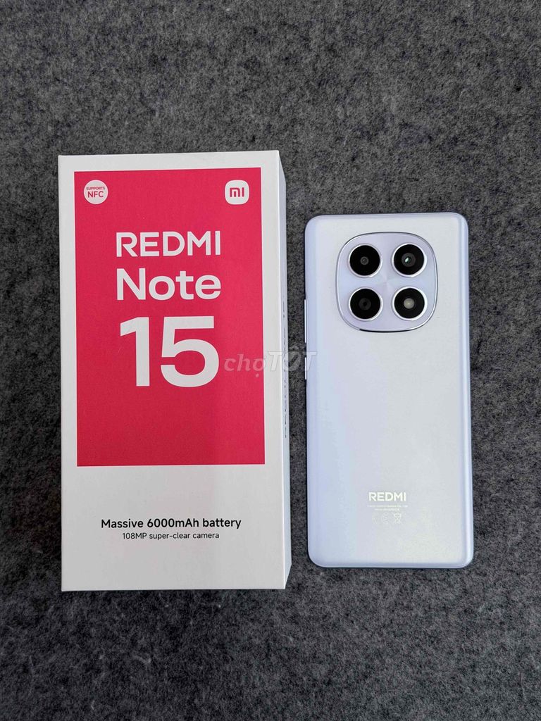 Xiaomi Redmi Note 15 6/128GB - Fullbox 99%. Mua bán Điện thoại tại Quận Ninh Kiều Cần Thơ được đăng bởi Nguyên Mobile 65 hình 1