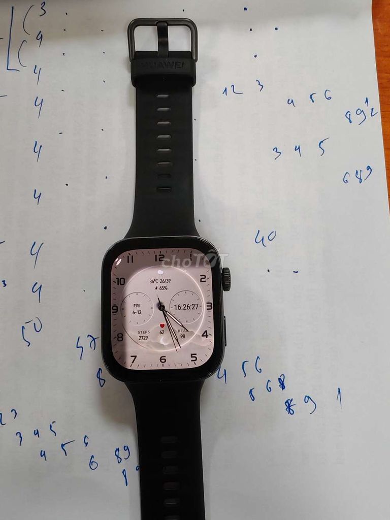 Huawei Watch Fit 3 Đen Unisex Like New. Mua bán Thiết bị đeo thông minh tại Thành phố Hà Tĩnh Hà Tĩnh được đăng bởi nam hình 1
