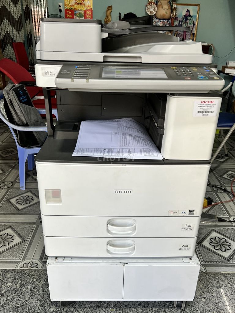 Máy photocopy ricoh 3352 bảo hành 12 tháng