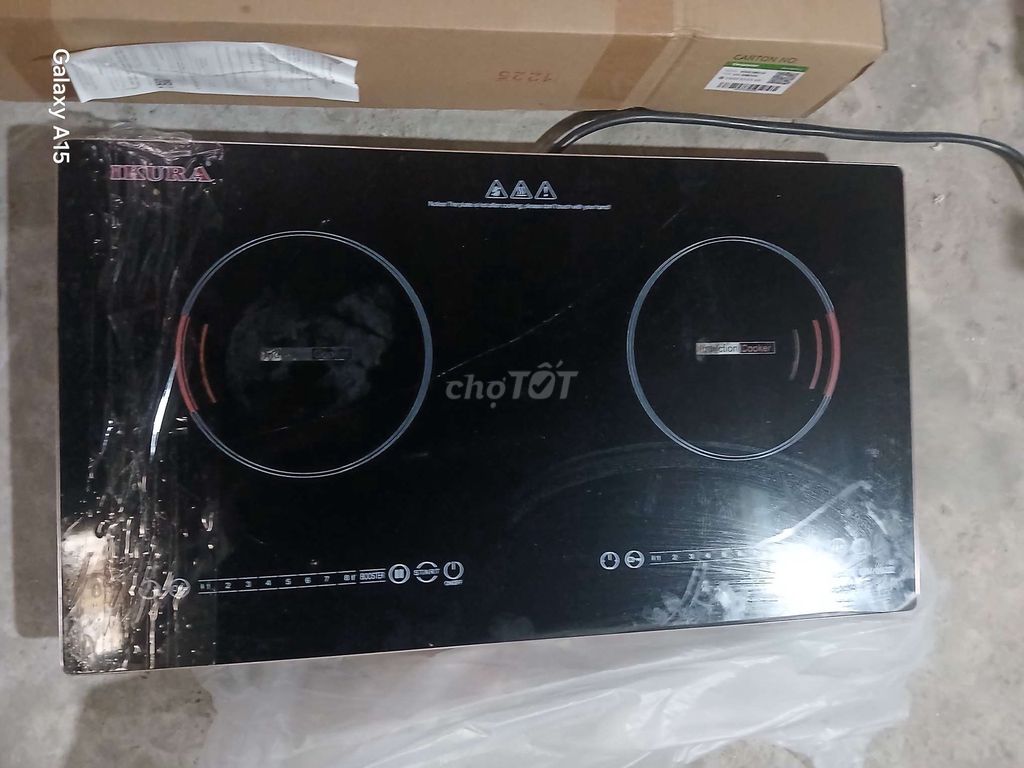 Chiếc bếp từ đôi hiệu Kangaroo bị bể mặt kính. Mua bán Bếp, lò, đồ điện nhà bếp tại Quận Gò Vấp Tp Hồ Chí Minh được đăng bởi Anh manh hình 1