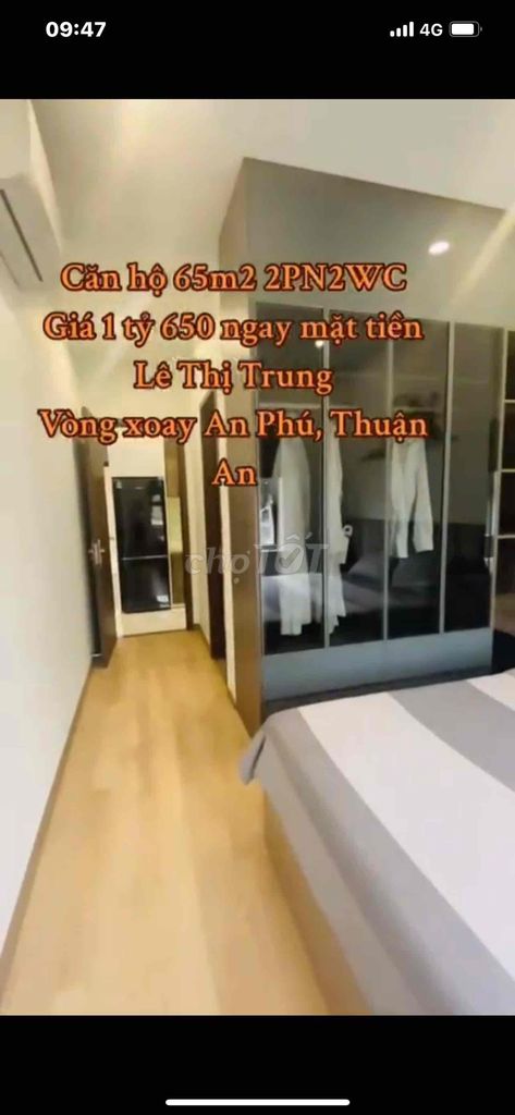 bán căn hộ tecco felice homes. siêu đẹp. giá 1.3 tỉ. lê thị trung. bd