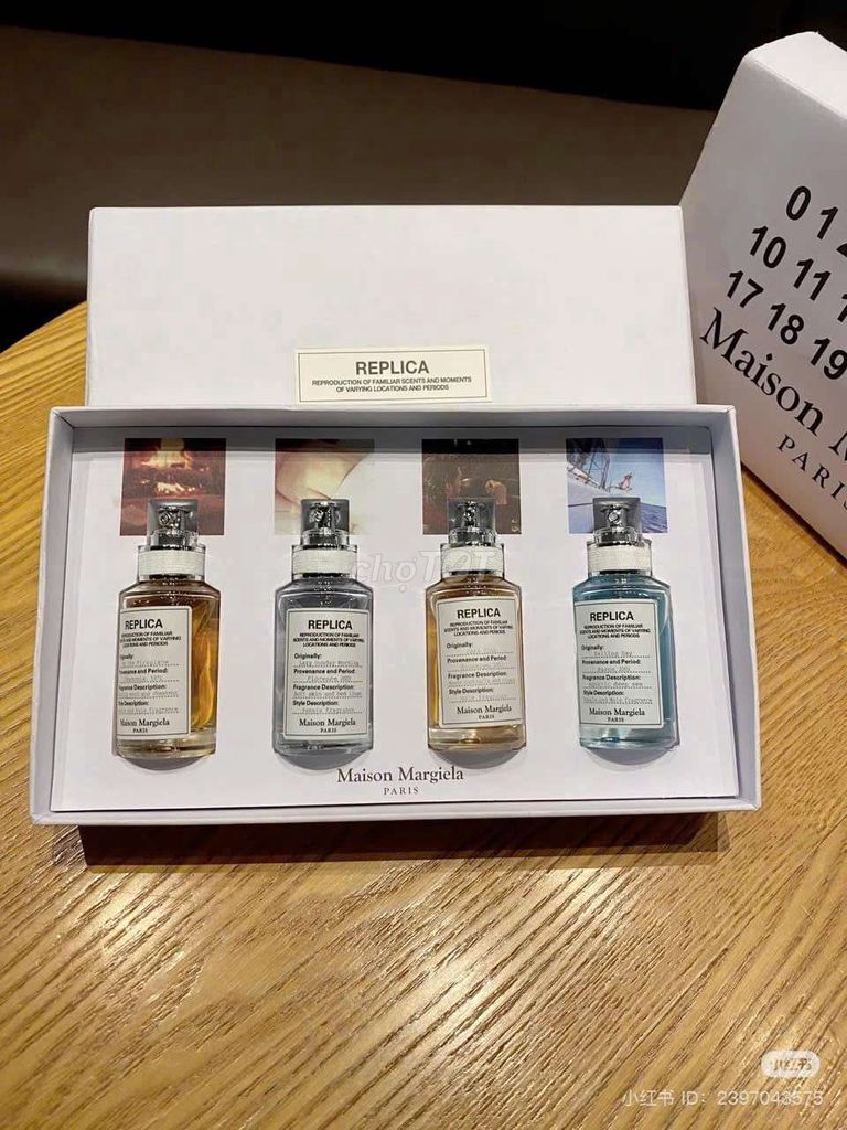 Set 4 chai 30ML nước hoa REPLICA nhà Maison  Paris