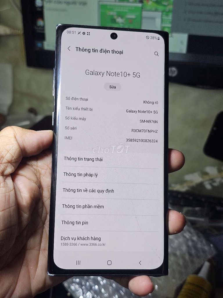  Galaxy Note 10+ 5G 256GB đẹp 98% giá rẻ  . Mua bán Điện thoại tại Quận 8 Tp Hồ Chí Minh được đăng bởi Thiên Hòa mobile  hình 1