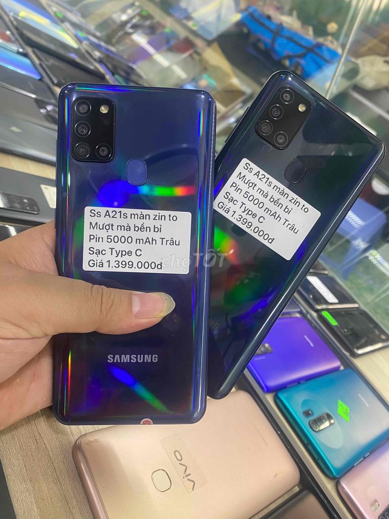 Samsung A21s 32GB Đen. Mua bán Điện thoại tại Thành phố Bến Tre Bến Tre được đăng bởi Điện thoại Bến Tre giá rẻ hình 1