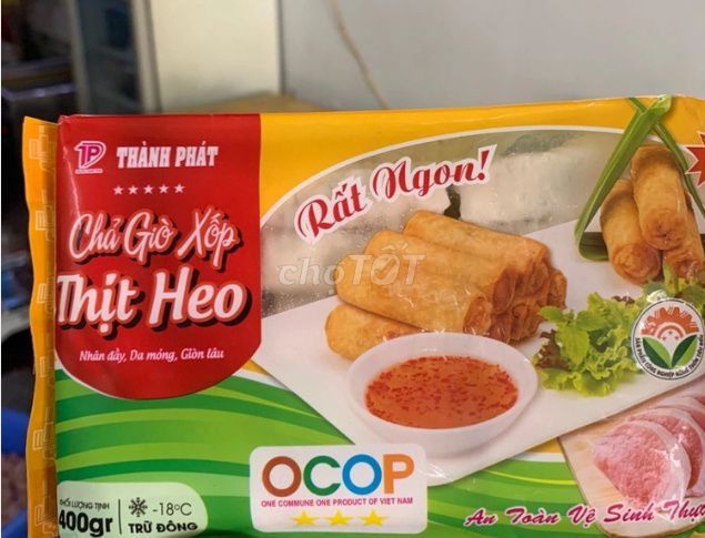 Chả giò xốp Thành Phát thịt heo 400gr. Mua bán Đồ ăn, thực phẩm và các loại khác tại Quận 3 Tp Hồ Chí Minh được đăng bởi Cao Trần Ngọc Thi hình 1