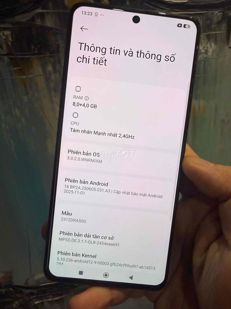 Xiaomi Redmi Note 13 Pro 5G 256GB Đen. Mua bán Điện thoại tại Quận Phú Nhuận Tp Hồ Chí Minh được đăng bởi Thanh nam hình 1