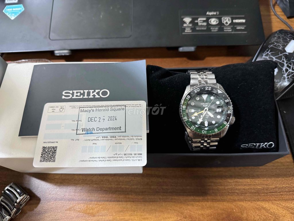 Đồng hồ seiko 5 sport GMT SSK035 fullbox