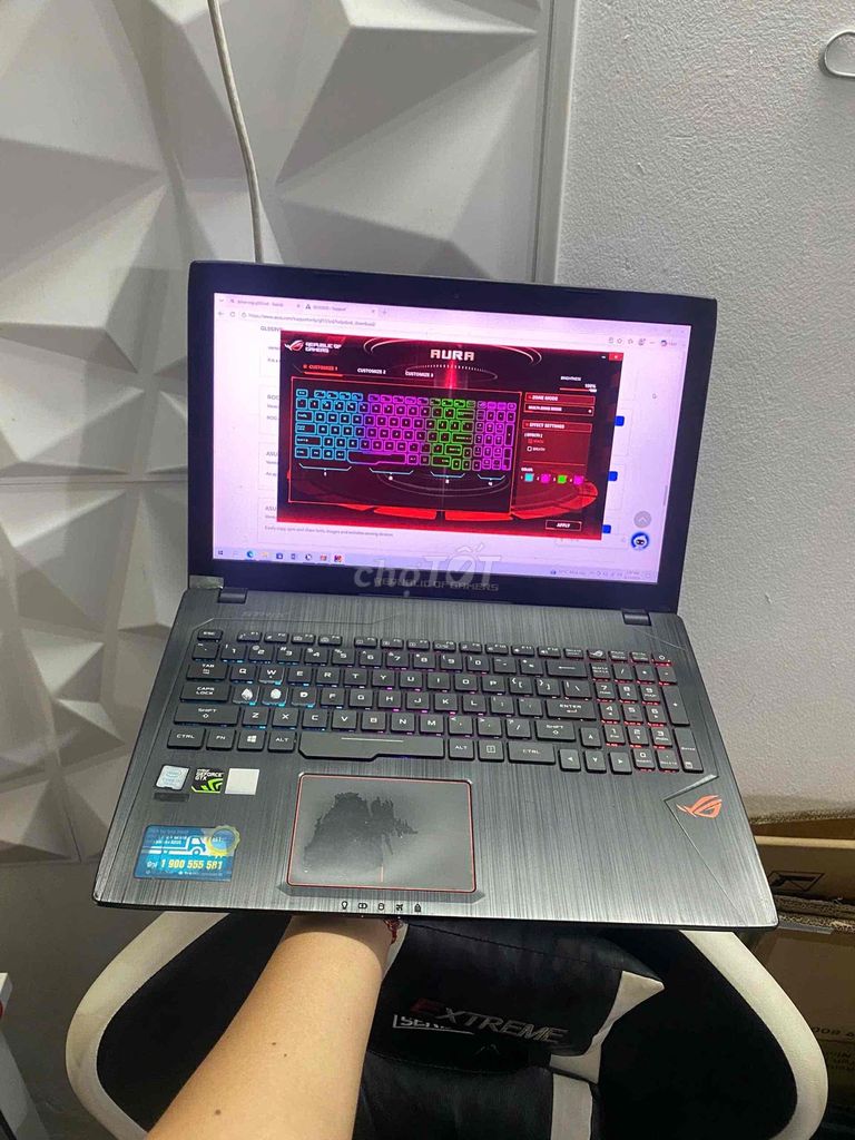 Asus Rog GI553 i7 770HQ 8GB/128GB Like New. Mua bán Laptop tại Quận Thanh Xuân Hà Nội được đăng bởi Tú Nguyễn hình 1