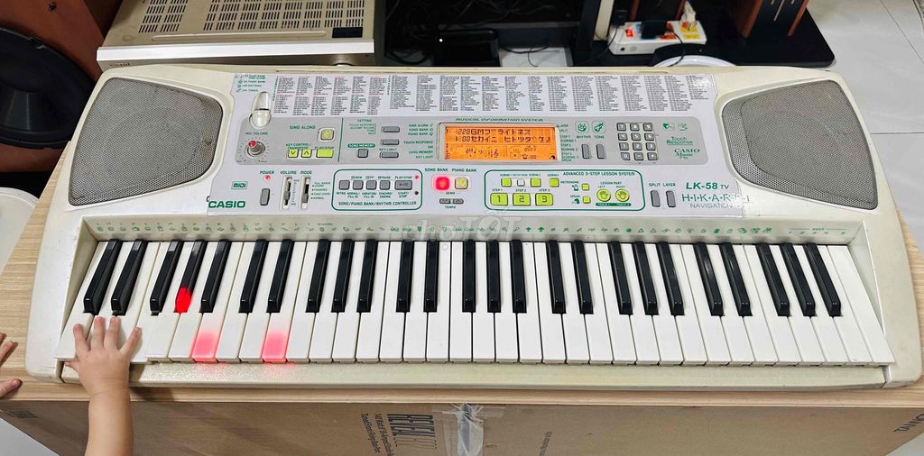 Đàn Organ Casio LK-58 TV. Mua bán Nhạc cụ tại Huyện Cao Lãnh Đồng Tháp được đăng bởi Phan Trung Mẫn hình 1