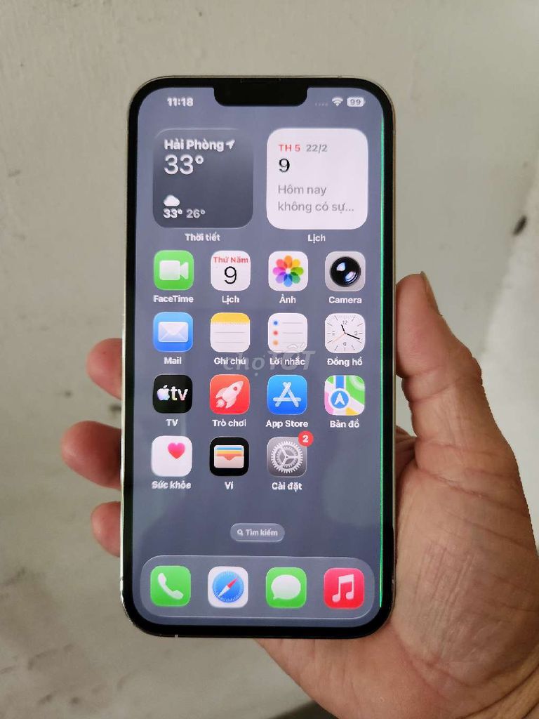 Apple iPhone 13 Pro Max Trắng Đã sử dụng. Mua bán Điện thoại tại Quận Lê Chân Hải Phòng được đăng bởi Văn Thành hình 1