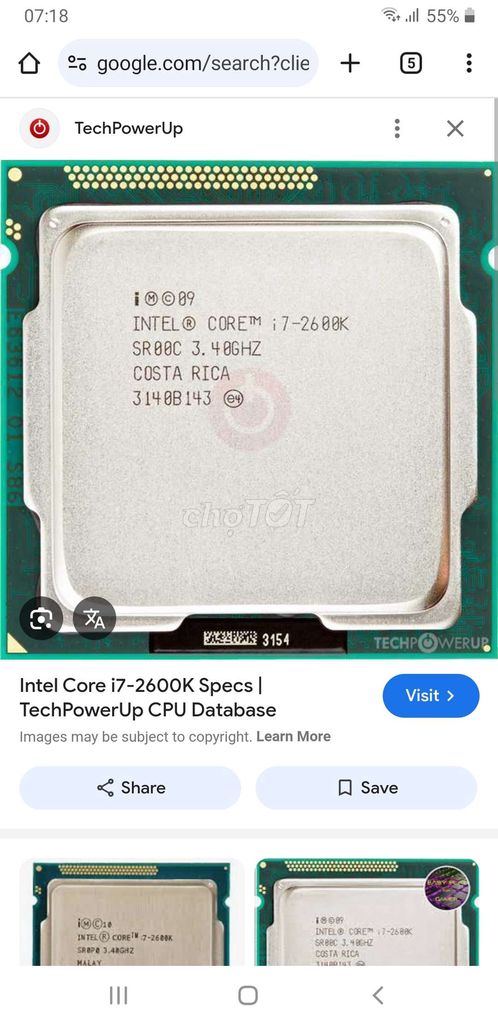 Cpu i7 2600k