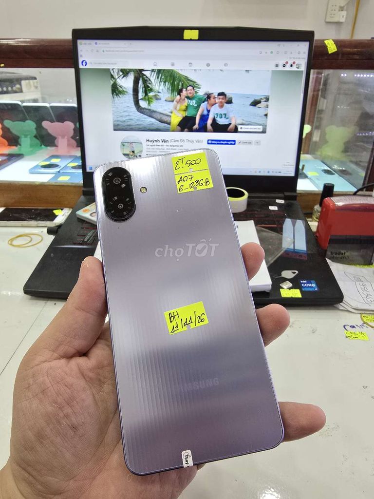 Samsung A07 - 6/128GB. Mua bán Điện thoại tại Thành phố Long Xuyên An Giang được đăng bởi Facebook Cầm Đồ Thúy Vân hình 1