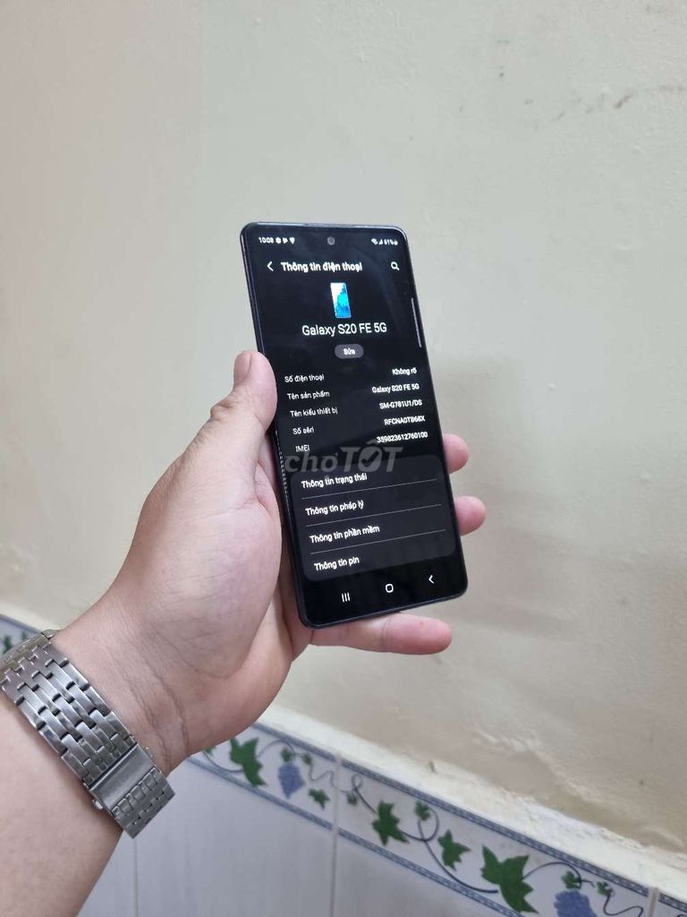 Samsung S20 FE 5G 128GB Đa dạng. Mua bán Điện thoại tại Quận 6 Tp Hồ Chí Minh được đăng bởi Cường Mobile hình 1