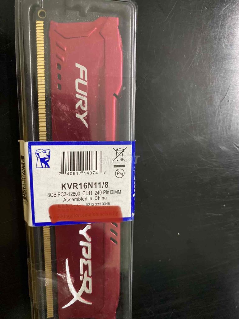 Ram ddr3 kingston