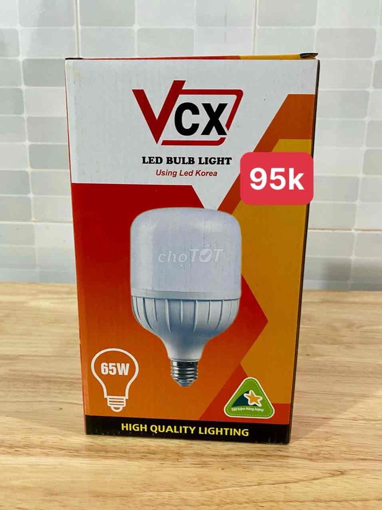 🔥Bóng Đèn LED 65W Siêu Sáng, Tiết Kiệm Điện 👉95k