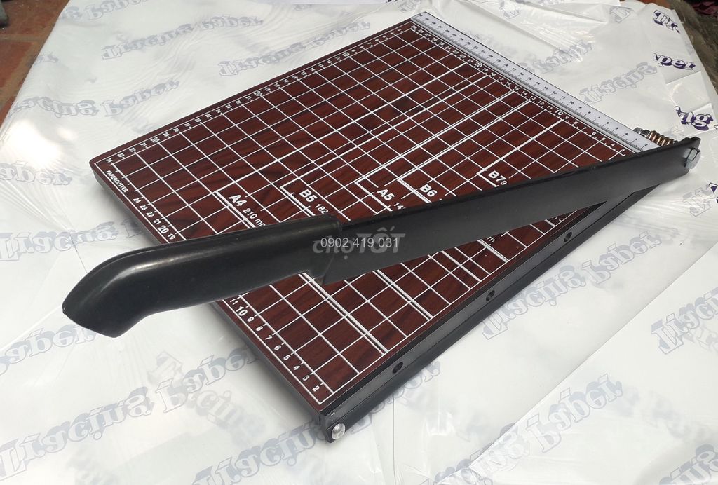 Bàn Cắt Giấy Gỗ A4 Paper Cutter A4, B5, A5, B6, B7