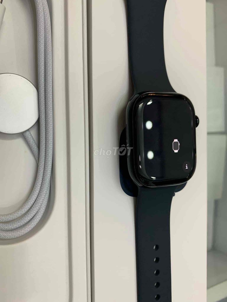 Bán đh apple watch sr10:46 đen jetblack lte Esim