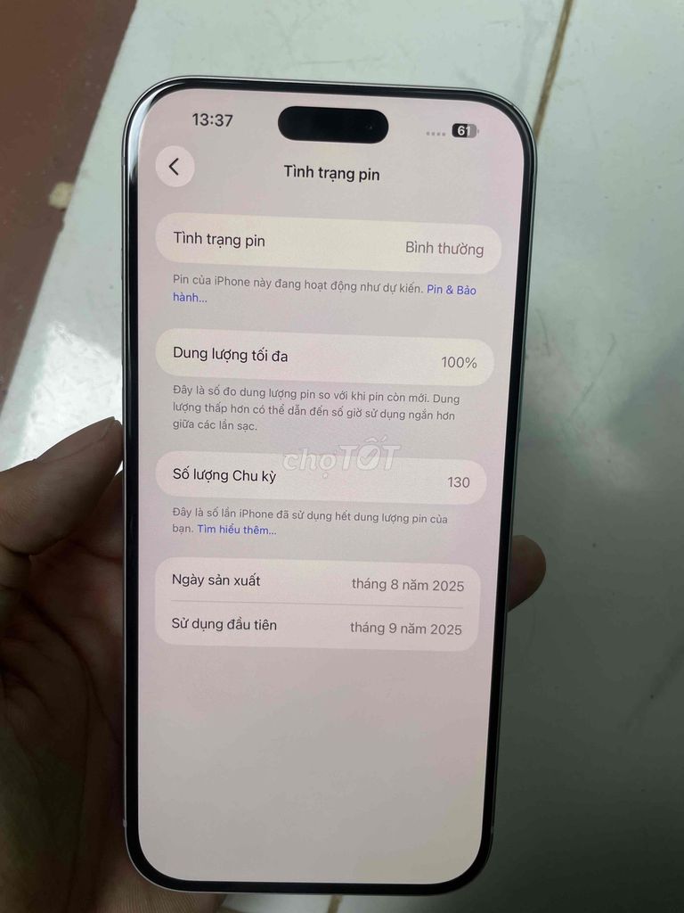 iPhone 17 Pro Max 512GB Bạc. Mua bán Điện thoại tại Thành phố Thủ Đức Tp Hồ Chí Minh được đăng bởi duy duy hình 1