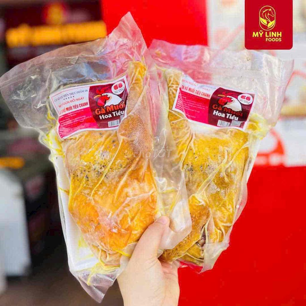 Gà ủ muối hoa tiêu Mỹ Linh Foods 500gr. Mua bán Đồ ăn, thực phẩm và các loại khác tại Quận Cái Răng Cần Thơ được đăng bởi Võ Khắc Duy  hình 1