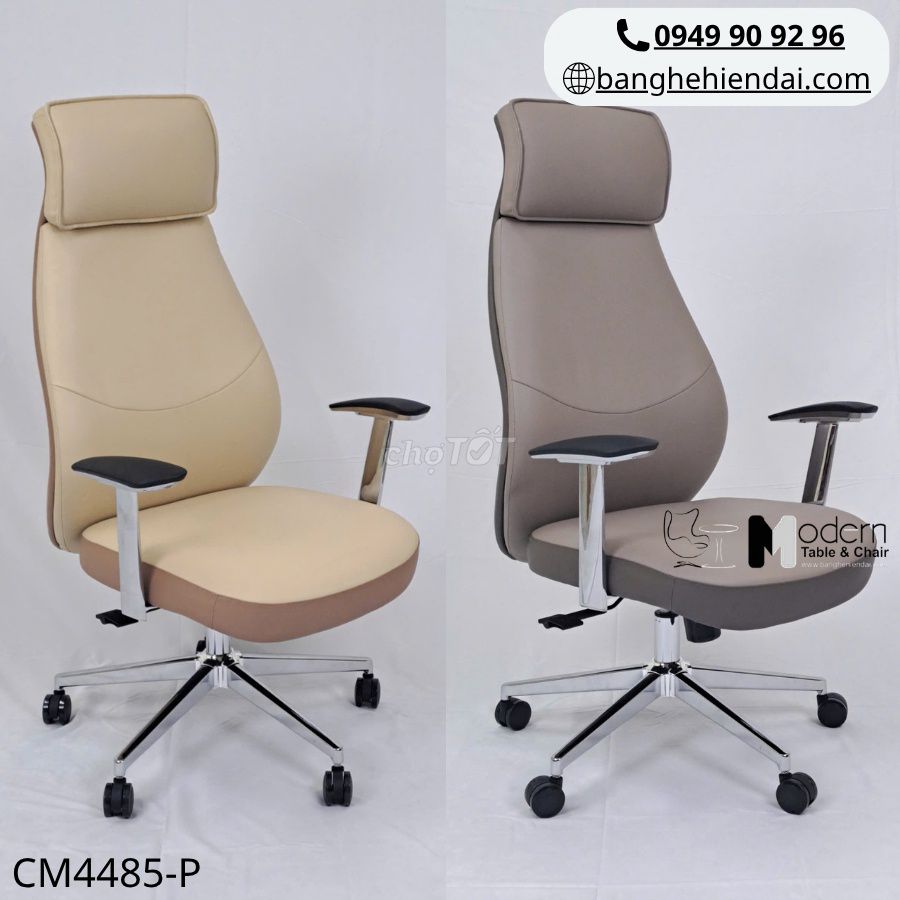 Ghế trưởng phòng lưng cao nệm dày CM4485-P tại HCM. Mua bán Đồ dùng văn phòng tại Quận 10 Tp Hồ Chí Minh được đăng bởi Bàn Ghế Hiện Đại hình 1