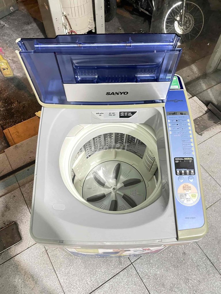 Máy Giặt Sanyo 7kg Zin 100% như mới. Siêu êm