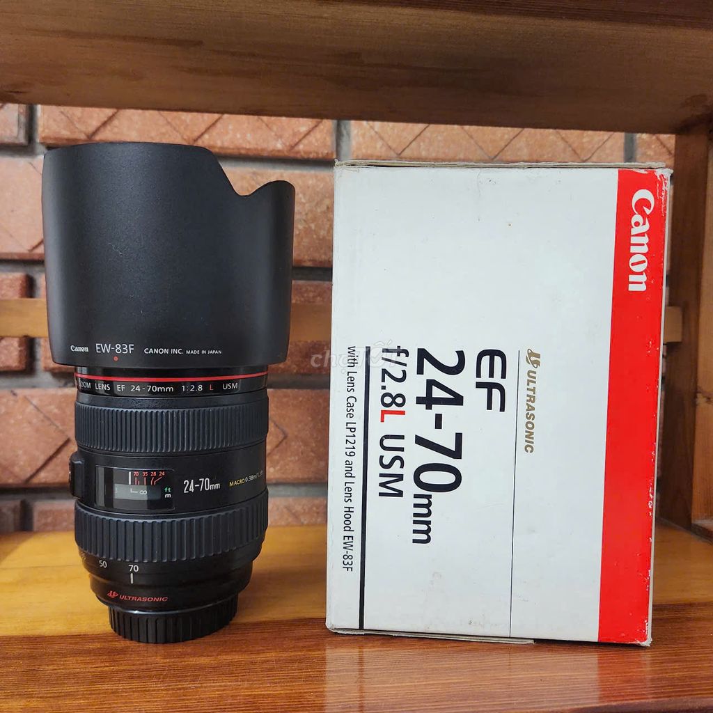 Canon 24-70mm F2.8L hàng fullbox