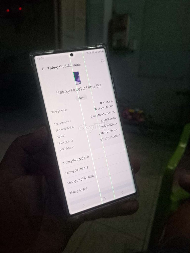 Samsung Note 20 Ultra 5G 12GB/256GB Đen. Mua bán Điện thoại tại Quận 8 Tp Hồ Chí Minh được đăng bởi Đức Phúc hình 1