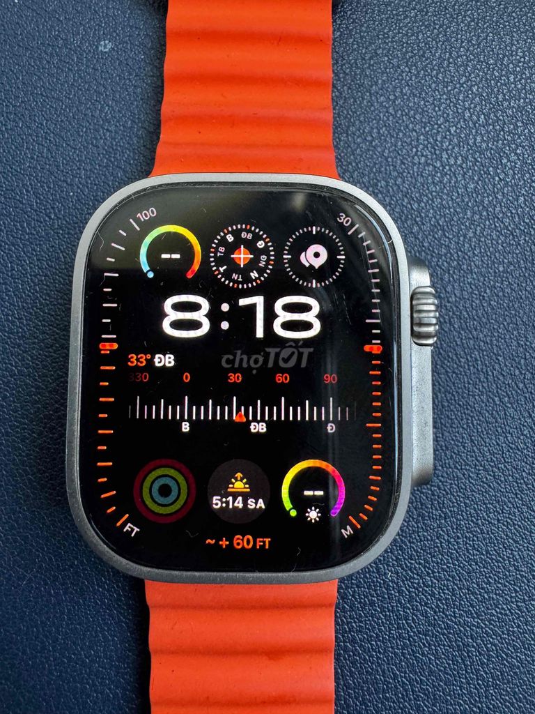 Apple Watch Ultra 2 Cam. Mua bán Thiết bị đeo thông minh tại Quận Cẩm Lệ Đà Nẵng được đăng bởi Ngô Đình Bi hình 1