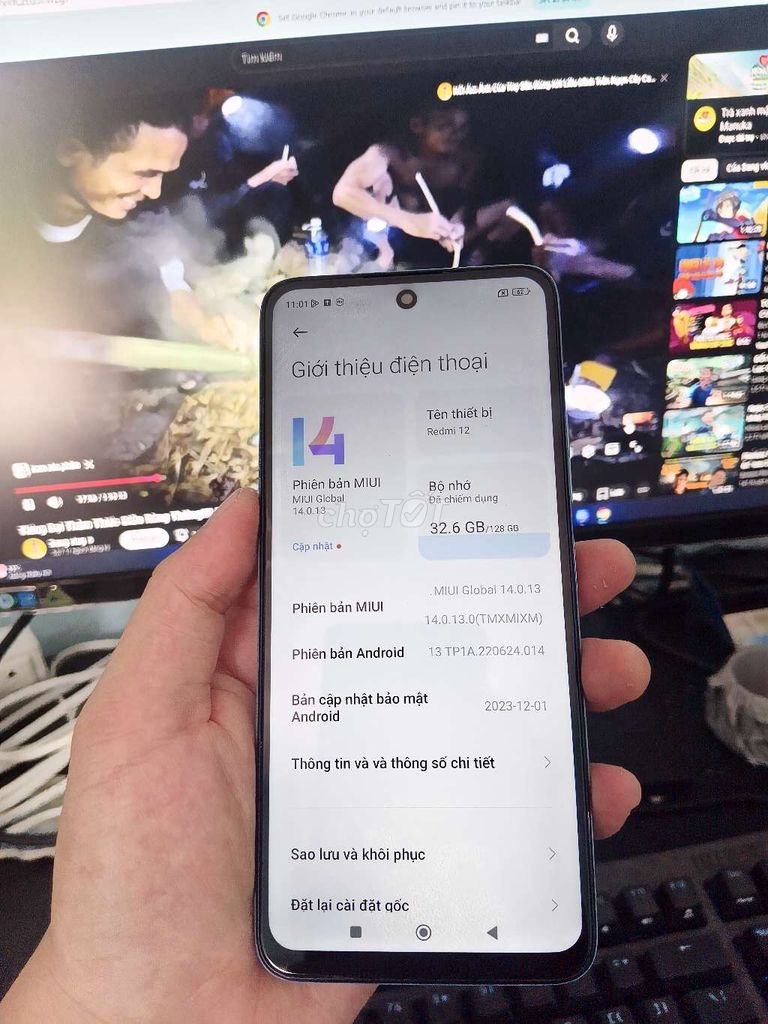 Xiaomi Redmi 12 128GB Xanh dương. Mua bán Điện thoại tại Quận 12 Tp Hồ Chí Minh được đăng bởi Quân hình 1
