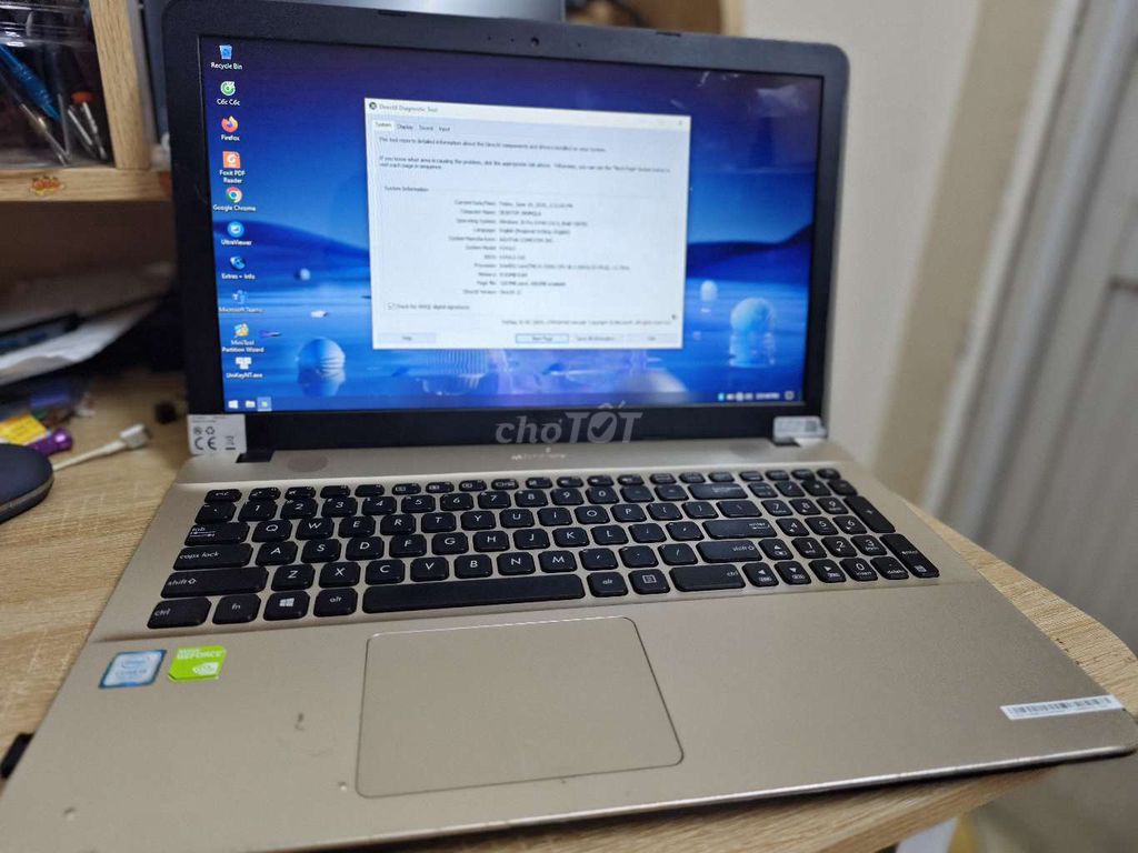 Asus X541UJ i5 7200U 8GB/128GB pin 3h. Mua bán Laptop tại Quận Tân Phú Tp Hồ Chí Minh được đăng bởi Đồ cũ thanh lý hình 1